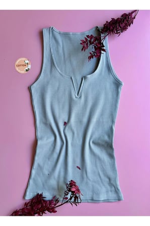 Kaşkorse 4'lü Derin, Pudra, Mavi, Siyah, Beyaz | V Dekolteli Ve Astarlı Kadın T-shirt/bluz