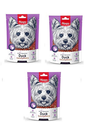 Wanpy Ördek Sosis Köpek Ödülü 100 Gr. X 3 Adet