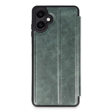 Samsung Galaxy A06 Kılıf Flip Cover - Koyu Yeşil