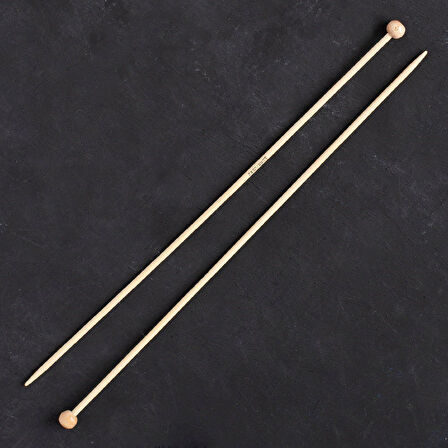 Addi Premium 3mm 25cm Bambu Örgü Şişi - 5007025-03