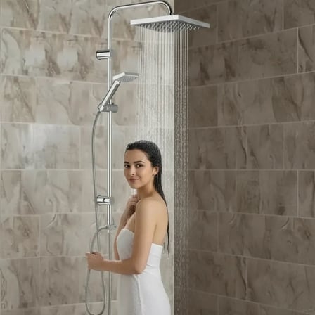 Irmak Premium Robot Yağmurlama Tepe Duş Sistemi - Modern Banyo Batarya Seti