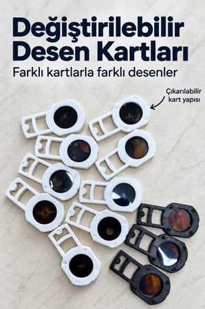 Desenli Projeksiyon Lambası Bilgisayar Usb Girişinden Kullanımlı