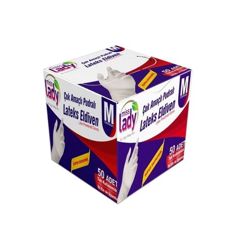 Lateks Eldiven M 50'li