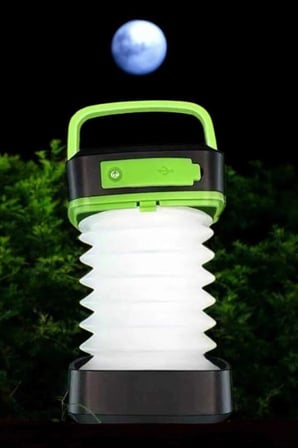 Led Lamba Kamp Lambası Hafif Taşınabilir Şarj Süreli Akordeon El Fenerli