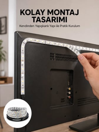 Uzaktan Kumandalı Led Tv Arka Işık Şeridi Yeni Nesil
