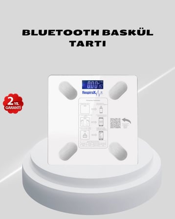 Akıllı Bluetooth Tartı - 8 Farklı Ölçüm Verisi, Otomatik Kişi Tanıma