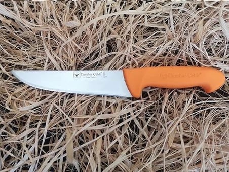Sürmene  61120 Kasap Kurban Bıçağı, 16,5 Cm, Kaymaz Sap