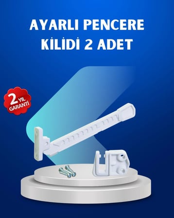 Pencere Güvenlik Kilidi Açılma Sınırlayıcı At 2 Adet