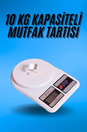 Dijital Hassas 10 Kg Mutfak Terazisi Tartısı Lcd Ekran Mutfak Tartısı