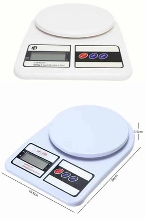 Dijital Hassas 10 Kg Mutfak Terazisi Tartısı Lcd Ekran Mutfak Tartısı