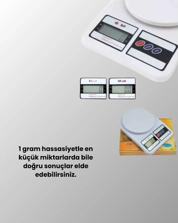 Lcd Ekranlı Kompakt Dijital Terazi - Gram Ve Ons Ölçüm