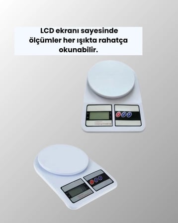 Lcd Ekranlı Kompakt Dijital Terazi - Gram Ve Ons Ölçüm