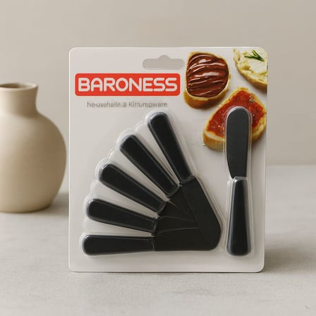 Kahvaltı ve Tereyağı servis seti (6 Parça) ( 11CM)