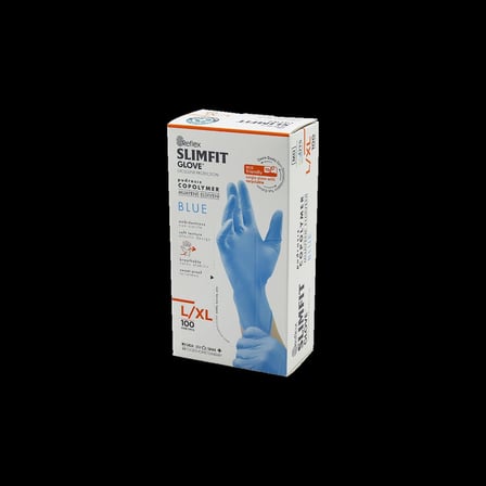 Pudrasız Mavi Muayene Eldiven (L-XL)