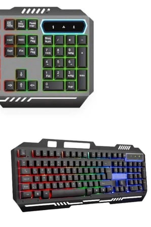 Rgb Işıklı   Klavye Q Klavye Mouse Hediyeli