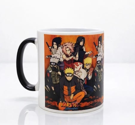 Porselen Renk Değiştiren Naruto Kupa Bardak Aalk381