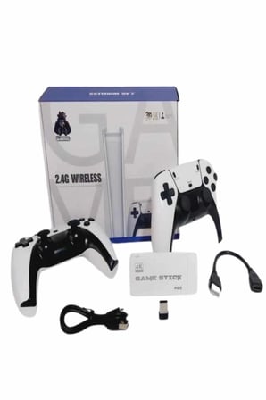 Game Stick 4k Retro Çift Kollu Atari Oyunlari +20000 Oyunlu Konsol Nostalji