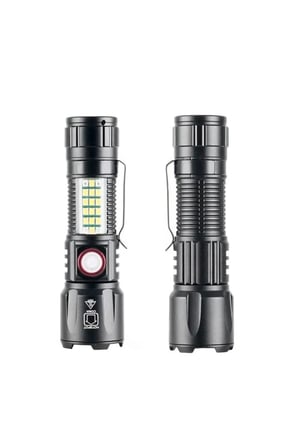 Ws-2828 10w 1000 Lümen Şarjlı Metal El Feneri