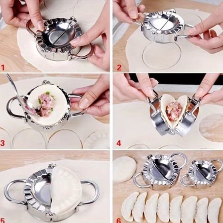 Pratik Hamur Kapatma Atı - Çiğ Börek, Mantı Ve Poğaça Kalıbı (7.5 Cm)
