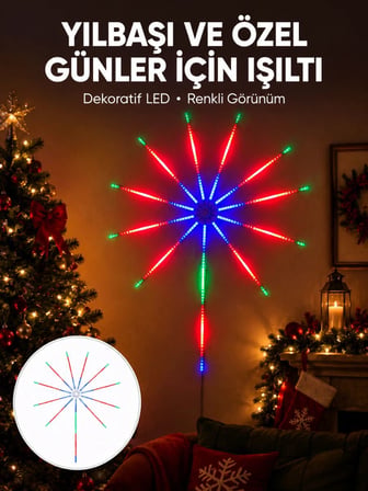 Akıllı Rgb Led Duvar Lambası Kumandalı Ve Uygulama Kontrollü Yeni Nesil
