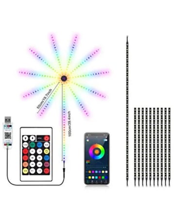 Akıllı Rgb Led Duvar Lambası Kumandalı Ve Uygulama Kontrollü Yeni Nesil