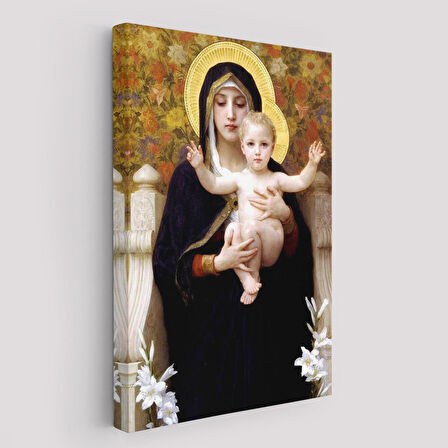 Zambak İle Bakire Tablosu - The Madonna of the Lilies-6479
