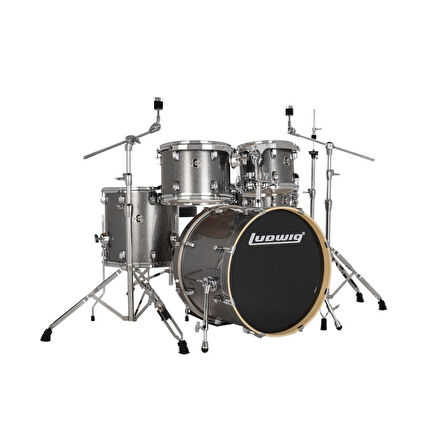 Ludwig Element Evolution LE520028 5 PC 20\" Platinum Sparkle Bateri Seri