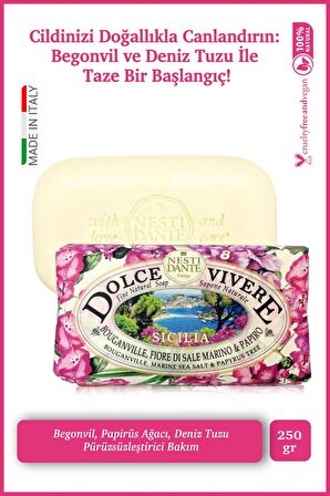 Sabun Dolce Vivere Scilia Vegan Bakım 250 g