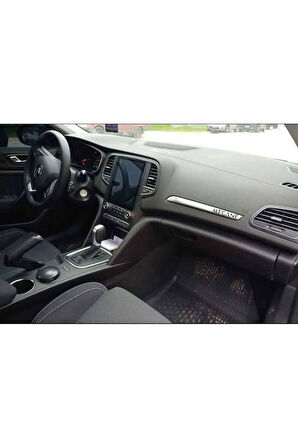 RENAULT MEGANE 4 2016-2020 UYUMLU YAZILI KROM ÖN KONSOL ÇITASI