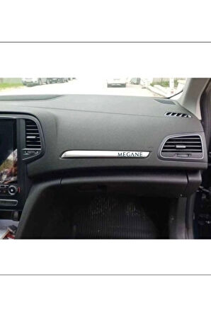 RENAULT MEGANE 4 2016-2020 UYUMLU YAZILI KROM ÖN KONSOL ÇITASI