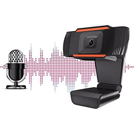 OtnticShop WebCam 1080p Konferans Kamera Dahili Mikrofon Chat Görüntülü Sohbet Yayın Kamerası