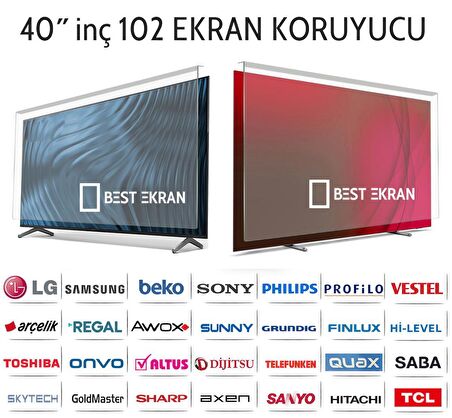 40" inç 102 Ekran 92 cm x 52 cm Tv Ekran Koruyucu Android Smart 4k-8k Webos Oled Televizyon