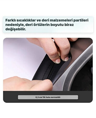 Bmw Uyumlu E90 Araca Özel Dikmeli Direksiyon Kılıfı