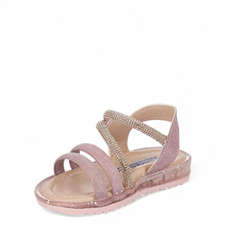 035 Kız Bebek Taşlı Sandalet