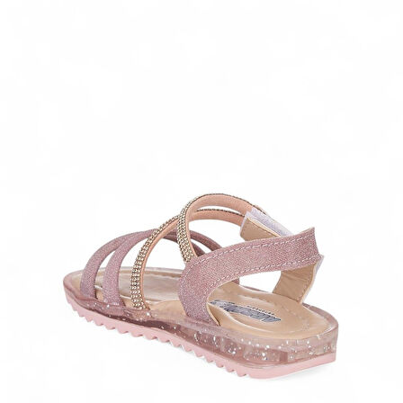 035 Kız Bebek Taşlı Sandalet