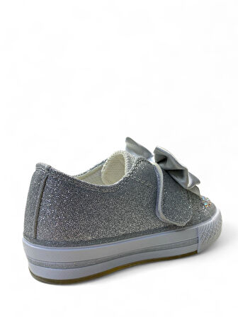 1210 Kız Çocuk Okul Öncesi Kurdele Işıklı Sneaker