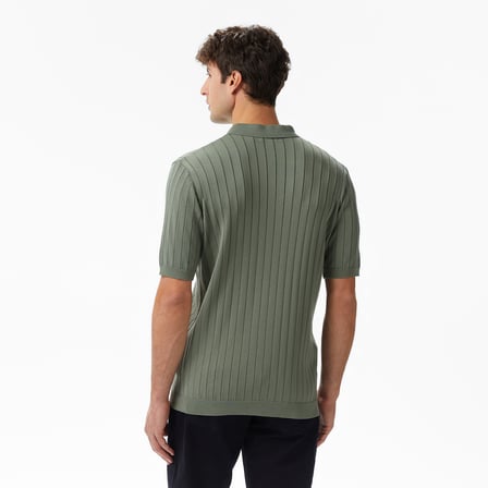Nautica Erkek Yeşil Classic Fit Kısa Kollu Triko