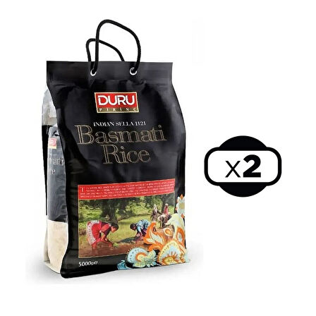 Duru Basmati Pirinç 5 Kg x 2 Adet