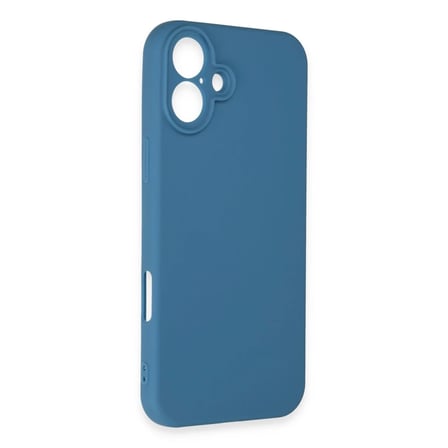 Apple iPhone 16 Plus Kılıf First Silikon - Mavi