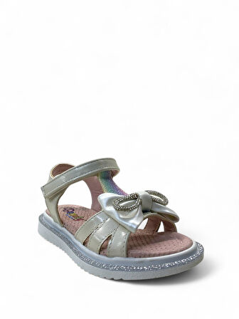 516 Kız Çocuk Okul Öncesi Taşlı Sandalet