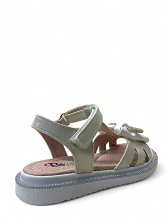 516 Kız Çocuk Okul Öncesi Taşlı Sandalet