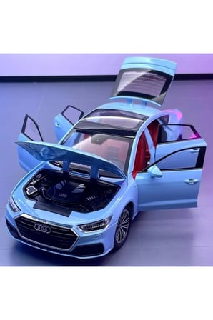 Audi A7 Araba 1:24 Diecast Metal Model Araba Koleksiyon Araba PİLSİZ IŞIKSIZ  21 Cm Oyuncak Araba