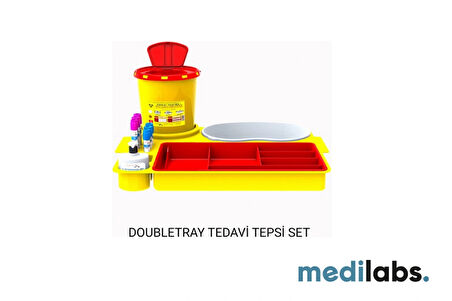 Medilabs Doubletray Tedavi Tepsi Set 