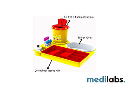 Medilabs Doubletray Tedavi Tepsi Set 
