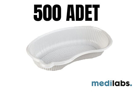 Beyaz Plastik Böbrek Küveti 500 Adet