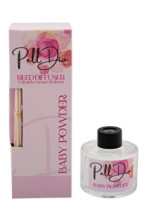 Bebek Pudrası Bambu Çubuklu Ortam Ev Oda Salon Koku Kokusu Ve Oda Parfümü 120 ml