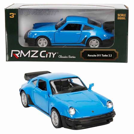 1:32 RMZ City Alman Klasikleri Serisi Die Cast Çek Bırak Model Araba - Kırmızı Porsche 911 Turbo 3.3