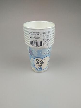 İLK DİŞİM MAVİ BARDAK 8'Lİ