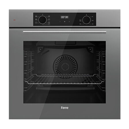 Ferre Flowart Florenz Essential Gri 3'lü Ankastre Set ( QBL63CPR-SS038-D088 )