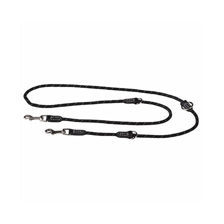 Rogz Rope LangeLijn Halat Köpek Gezdirme Kayışı Siyah Large 1.2x180 Cm
